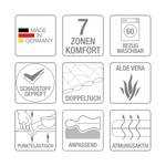 7-zones koudschuimmatras Exclusive Sleep 140 x 220cm - H3 medium