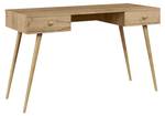 Schreibtisch Ongar Braun - Holzwerkstoff - 135 x 79 x 54 cm