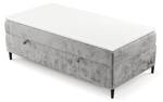 Boxspringbett Araya Grau - Breite: 90 cm - H2