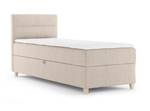 Boxspringbett Einzelbett Vera Mini Ecru - Breite: 70 cm