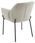 Chaise AKETI Lot de 2 Blanc - Textile - 65 x 83 x 62 cm