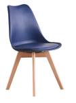 Lorenzo Stuhl Blau 6er Set Blau - Kunststoff - 48 x 83 x 44 cm