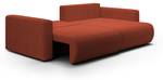 Ecksofa Krewitz Mini Rot