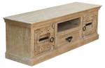 DAIPUR Lowboard Ingvar Braun - Massivholz - Holzart/Dekor - 150 x 50 x 45 cm