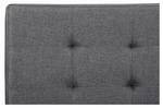 Polsterbett CLAIRE 140x200 cm Grau - Textil - 148 x 70 x 215 cm