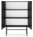 Highboard DIVENOS Schwarz - Holzwerkstoff - 94 x 132 x 39 cm