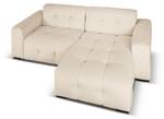 Ecksofa KENDAL 4 Sitzplätze Beige