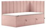 Jugendbett Boxspringbett Beti Hellrosa - Breite: 100 cm - H2