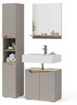 Badmöbel-Kombination Marelle 47698 Beige - Braun - Holzwerkstoff - 60 x 57 x 35 cm