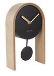 Horloge à poser Smart pendulum Marron - Bois massif - 15 x 7 x 25 cm