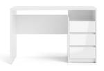 Schreibtisch Fula Weiß Weiß - Holz teilmassiv - 120 x 77 x 57 cm