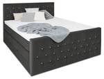 Boxspringbett MARDIN mit Bettkasten Anthrazit - Breite: 160 cm