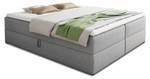 Boxspringbett Base Grau - Breite: 140 cm