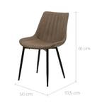 Chaise Killi (Lot de 2) Taupe