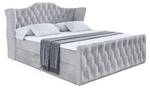 Boxspringbett VILA-Z Grau - Breite: 140 cm - H3