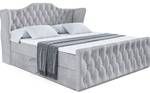 Boxspringbett VILA-Z Grau - Breite: 180 cm - H4