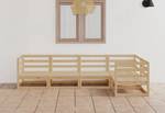 Garten-Lounge-Set (5-teilig) 3009929-1 Braun - Holz