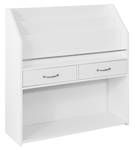 Kinderregal KMB39-W Blanc - Bois manufacturé - 85 x 86 x 26 cm