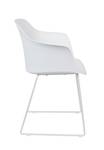 Fauteuil de table Tango Matière plastique / Acier - Blanc