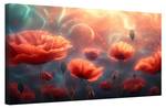 Bild Mohnblume Blumen XL 90 x 60 cm