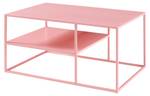 Table basse Solund Rose foncé - 90 x 45 x 60 cm