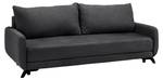 Schlafsofa OLIVER Grau - Massivholz - Textil - 220 x 74 x 93 cm