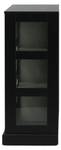 Vitrine LOCK SC120 2D Noir - Bois manufacturé - 120 x 95 x 40 cm