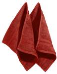 Bio Seiftuch 2er-Pack 165775 Rot - Textil - 30 x 1 x 30 cm