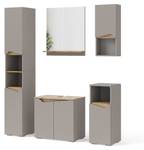 Badmöbel-Kombination Marelle 47700 Beige - Braun - Holzwerkstoff - 60 x 57 x 35 cm