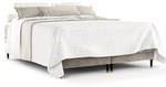 Boxspringbett Navas Beige - Breite: 180 cm