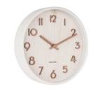 Horloge murale Pure Small Contreplaqué - Blanc