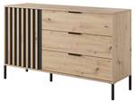 Kommode TALLY COD138 1D3D Beige - Holzwerkstoff - Kunststoff - 138 x 82 x 40 cm