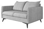 Sofa Carlo 2-Sitzer Silber