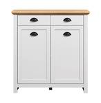 Kommode Landside Grau - Holz teilmassiv - 41 x 95 x 91 cm