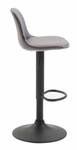 Tabouret de bar Kiel Gris - Noir