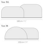 ALBA Kopfteil XL Eiche - Weiß - Breite: 180 cm