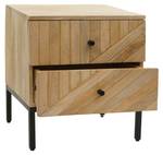 Nachttisch L95 Beige - Holzart/Dekor - Holz teilmassiv - 45 x 51 x 40 cm