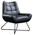 Fauteuil SNOOZE cuir Noir