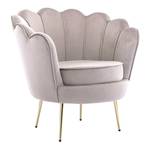 Fauteuil coquillage DANDELION Taupe