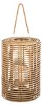 Laterne Papaya Braun - Rattan - 34 x 50 x 13 cm