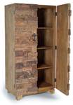 Schrank 1354 Braun - Massivholz - 50 x 180 x 90 cm