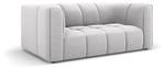 Sofa SERENA 2 Sitzplätze Silber