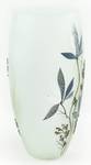 Vase en verre peint à la main Argenté - Verre - 16 x 30 x 16 cm