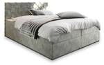 Boxspringbett RIVA Hellgrau - Breite: 160 cm