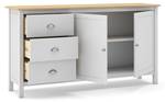 Buffet Misti Blanc - Bois massif - 40 x 81 x 150 cm