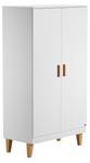 Armoire Lounge Blanc - Bois manufacturé - 55 x 187 x 100 cm