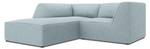 Ecksofa RUBY 3 Sitzplätze Hellblau