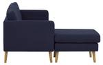 Ecksofa Brest Marineblau - Ecke davorstehend links