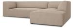 Ecksofa RUBY 4 Sitzplätze Sandbraun