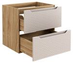 Schrank unter waschbecken LUXOR CUW60 2D Beige